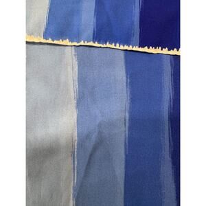 Vintage Nashon Blue Gradient Striped Scarf